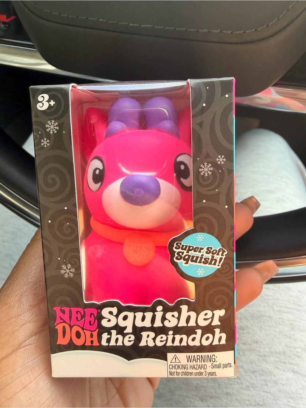 Squisher The Reindoh - Pink Squishy  Toy